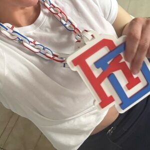 Dominican hype fan Chain Necklace republic WBC world baseball classic 2026 RD